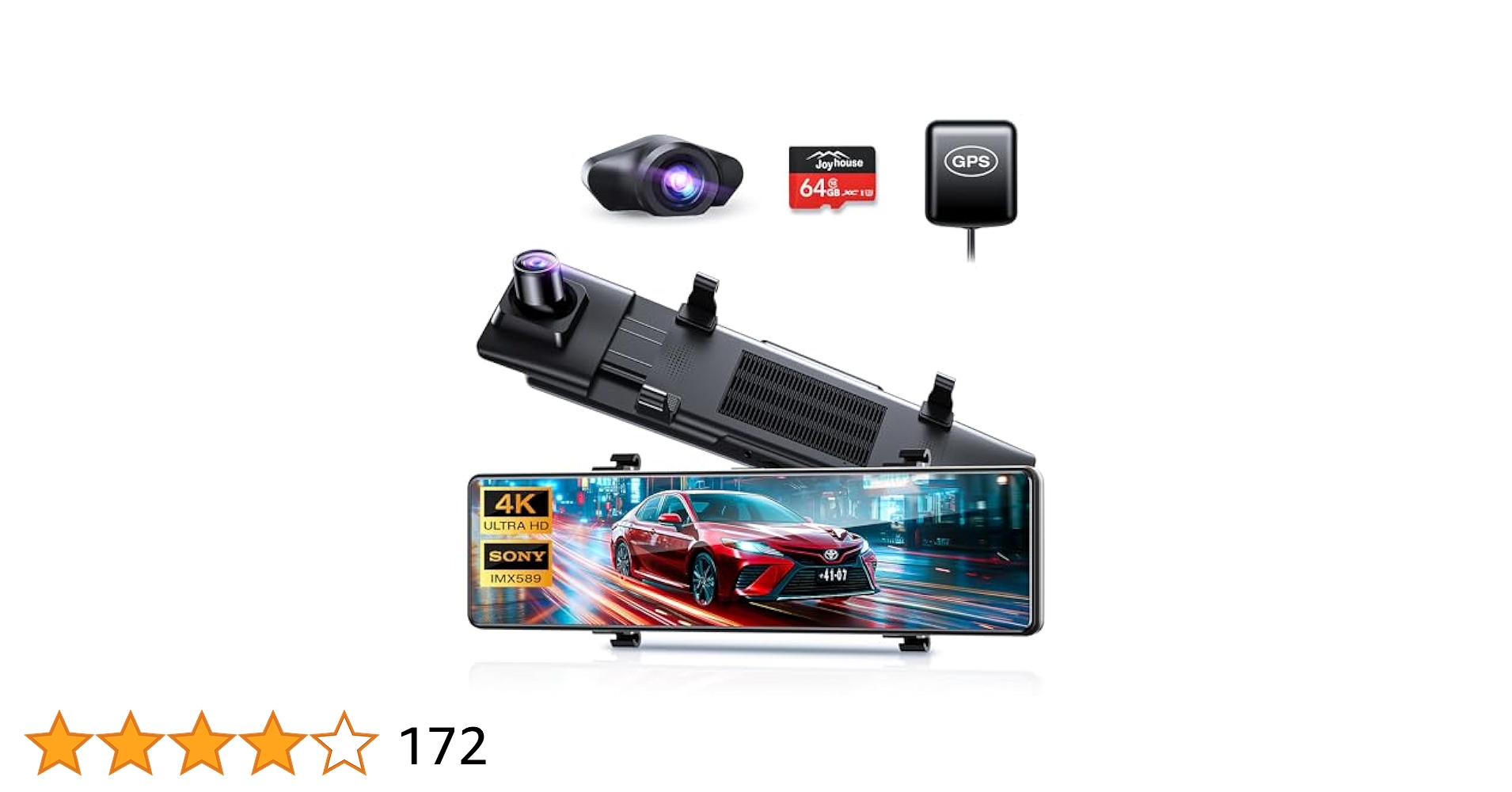 Amazon.co.jp: ドライブレコーダー ミラー型 【12インチIPS大
